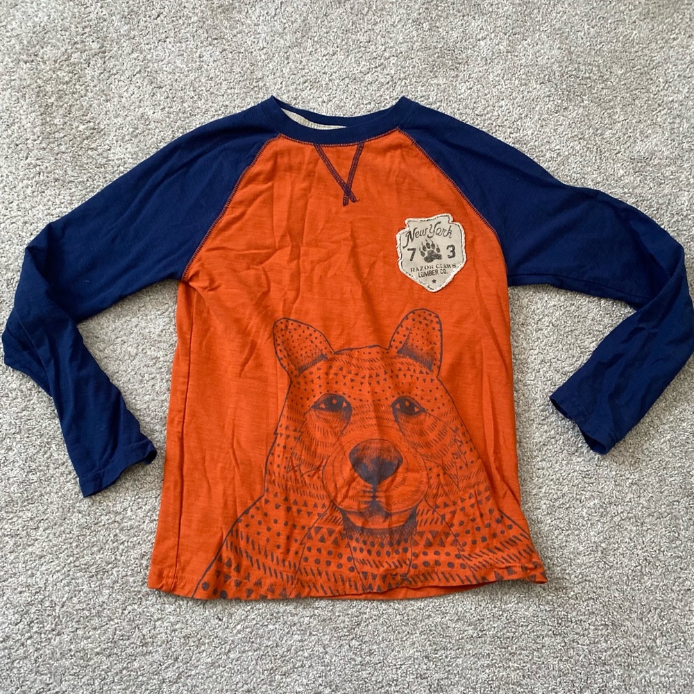 Boys long sleeve t shirt